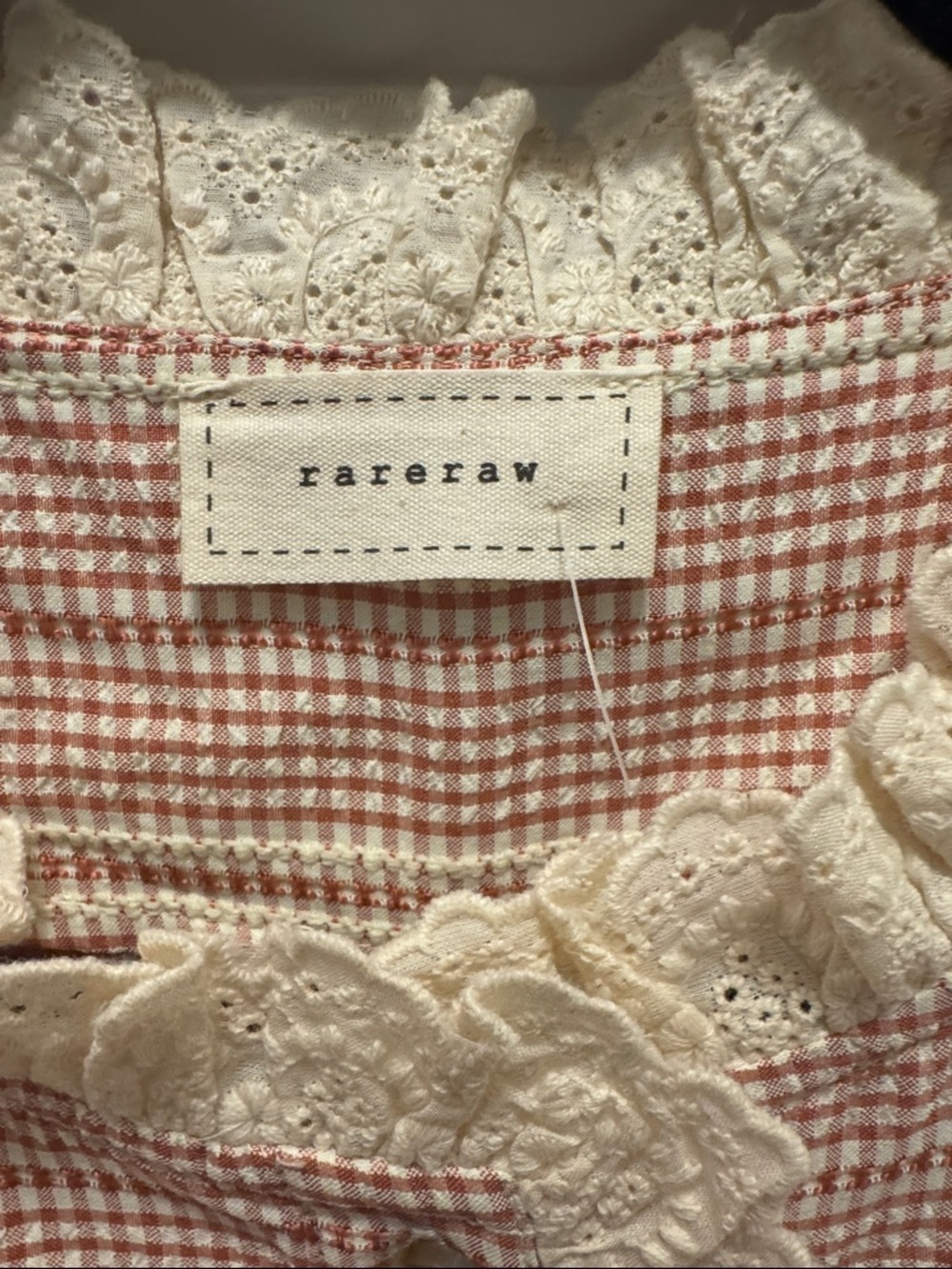 🆕 rareraw Pink Teddy Patch Pocket Ruffle Romper-M/L. NWOT!🎉 - Picture 2 of 5